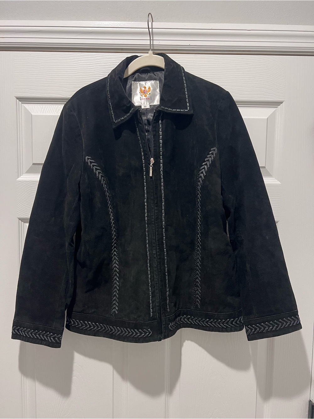 Western Suede Zip Jacket